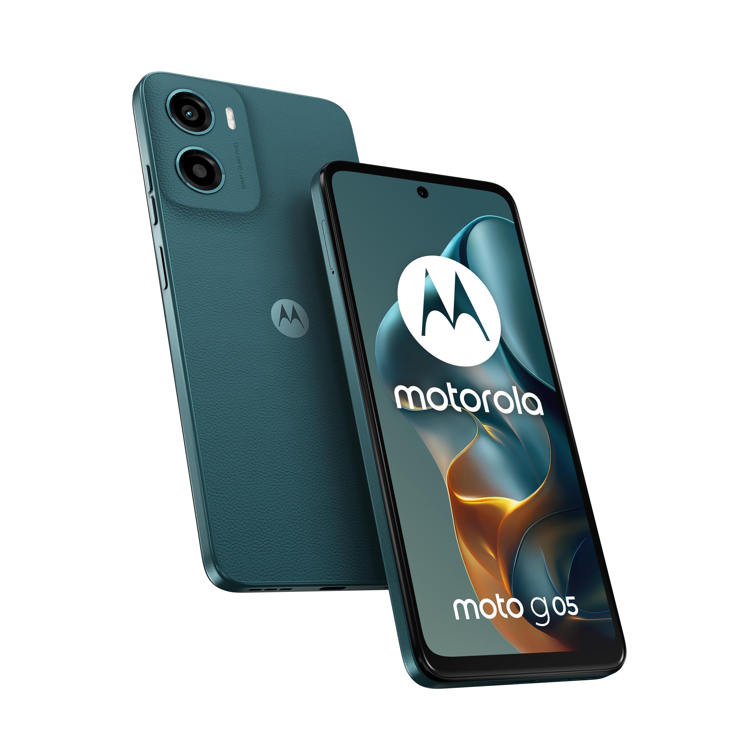 スマートフォン本体 Motorola XT2523-5 moto g05 Motorola XT2523-3 Moto G05, Dual, 64GB 4GB Ram, Forest Green